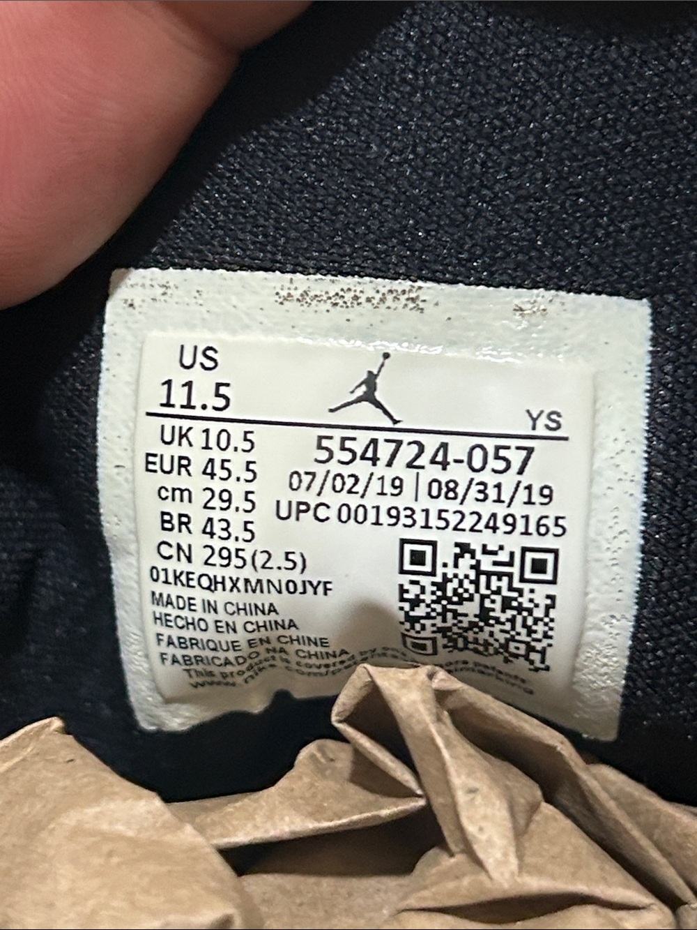 Jordan 1 Mid ‘Johnny Kilroy’ 554724-057 - Picture 5 of 6